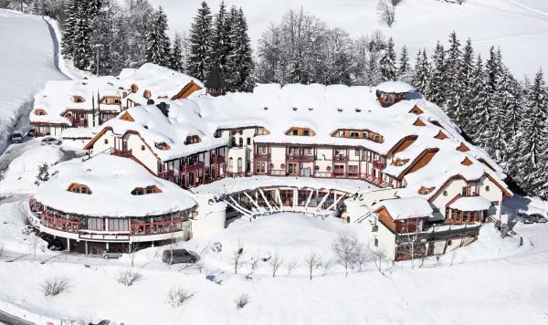 Aldiana Hochkönig im Winter von oben