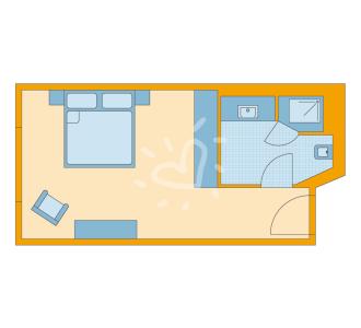 Zimmerskizze Fleesensee Double Room Classic