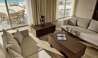 Cabo Verde Suite Deluxe Sea View Wohnzimmer