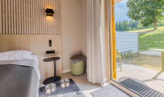 Ampflwang Doppelzimmer für Hundefreunde Terrasse