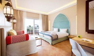 Agadir Double Room Classic Partial Sea View Schlafzimmer