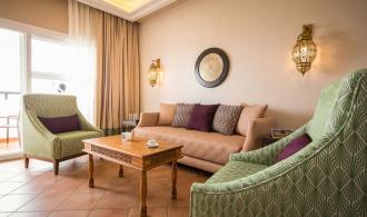 Agadir Junior Suite Classic Partial Sea View Wohnzimmer