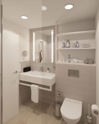 Jandia Playa Single Room Classic Patio Badezimmer